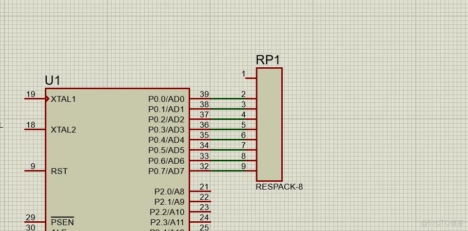 Proteus 8 绘制51单片机最小系统板_Proteus 8 Profession_14